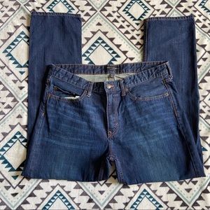 Banana Republic Blue Jeans Slim Straight 34X30